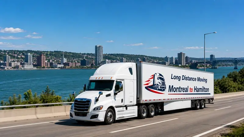 Montreal to Hamilton moving route