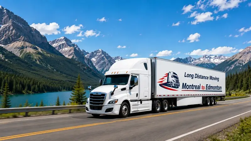 Montreal to Edmonton moving route