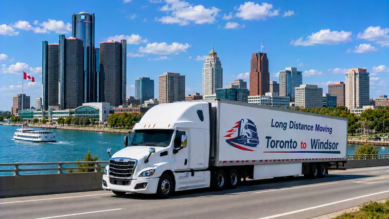 Toronto to Windsor moving route