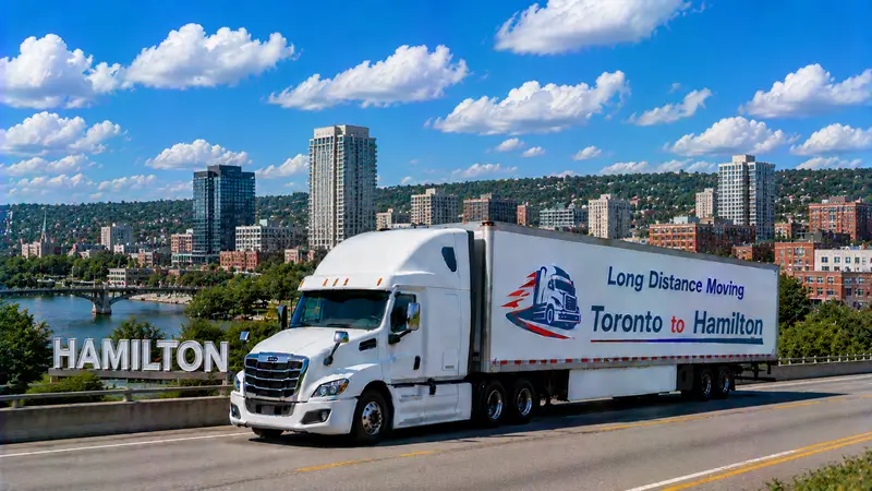 Toronto to Hamilton moving route